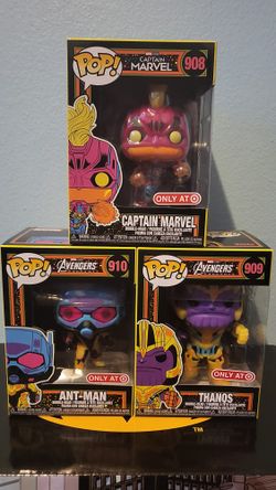 Funko Marvel Blacklight Set