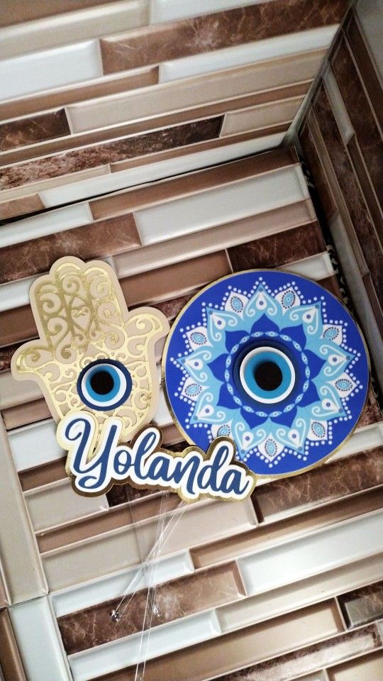 Evil Eye Cake Topper
