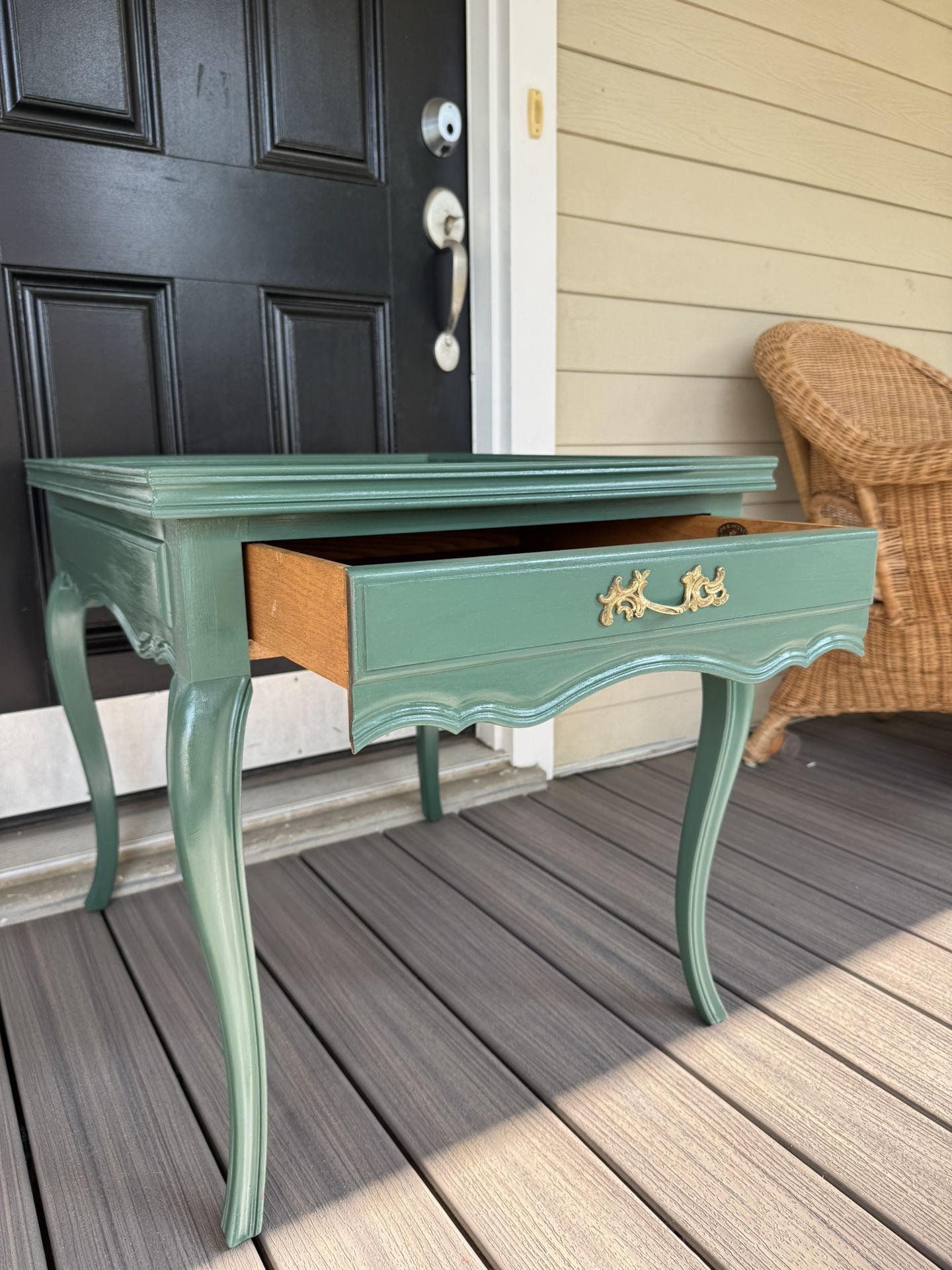 Beautiful Antique WM.A Berkey Side Table