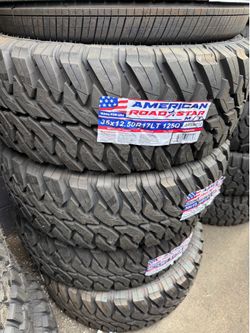 35X12.50R17 MT Installed And Balanced