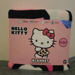 Sanrio Hello Kitty Wild Bows 62. x 90. Inches Blanket Brand NewSanrio Hello Kitty Wild Bows 62. x 90. Inches Blanket Brand New