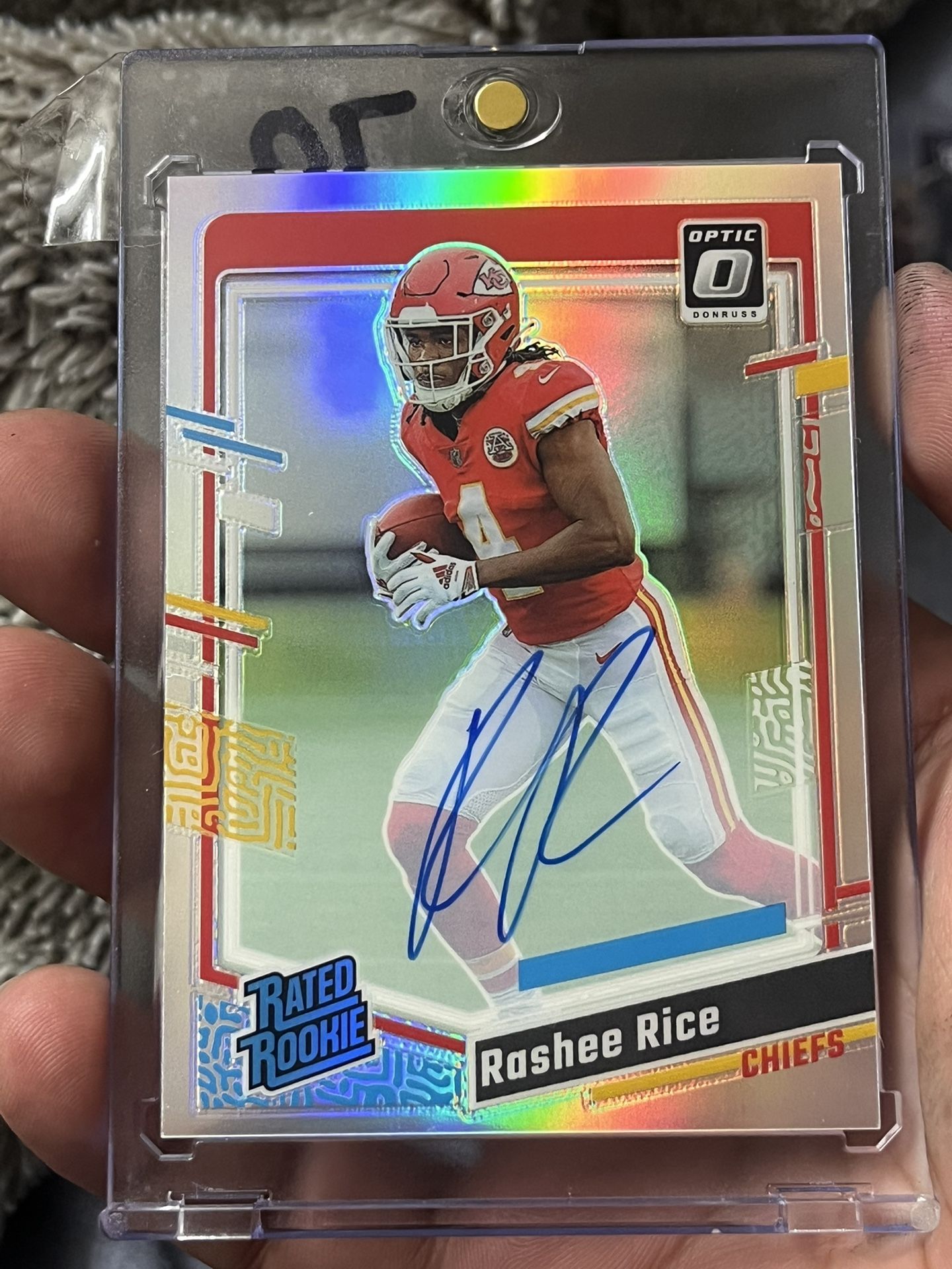 Rashee Rice Optic Rated Rookie Autograph Holo 092/150 (RC)