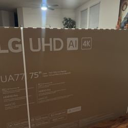 75” LG 4k Tv Brand New In The Box 