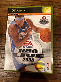 NBA Live Basketball 05 Video Game Original Xbox 