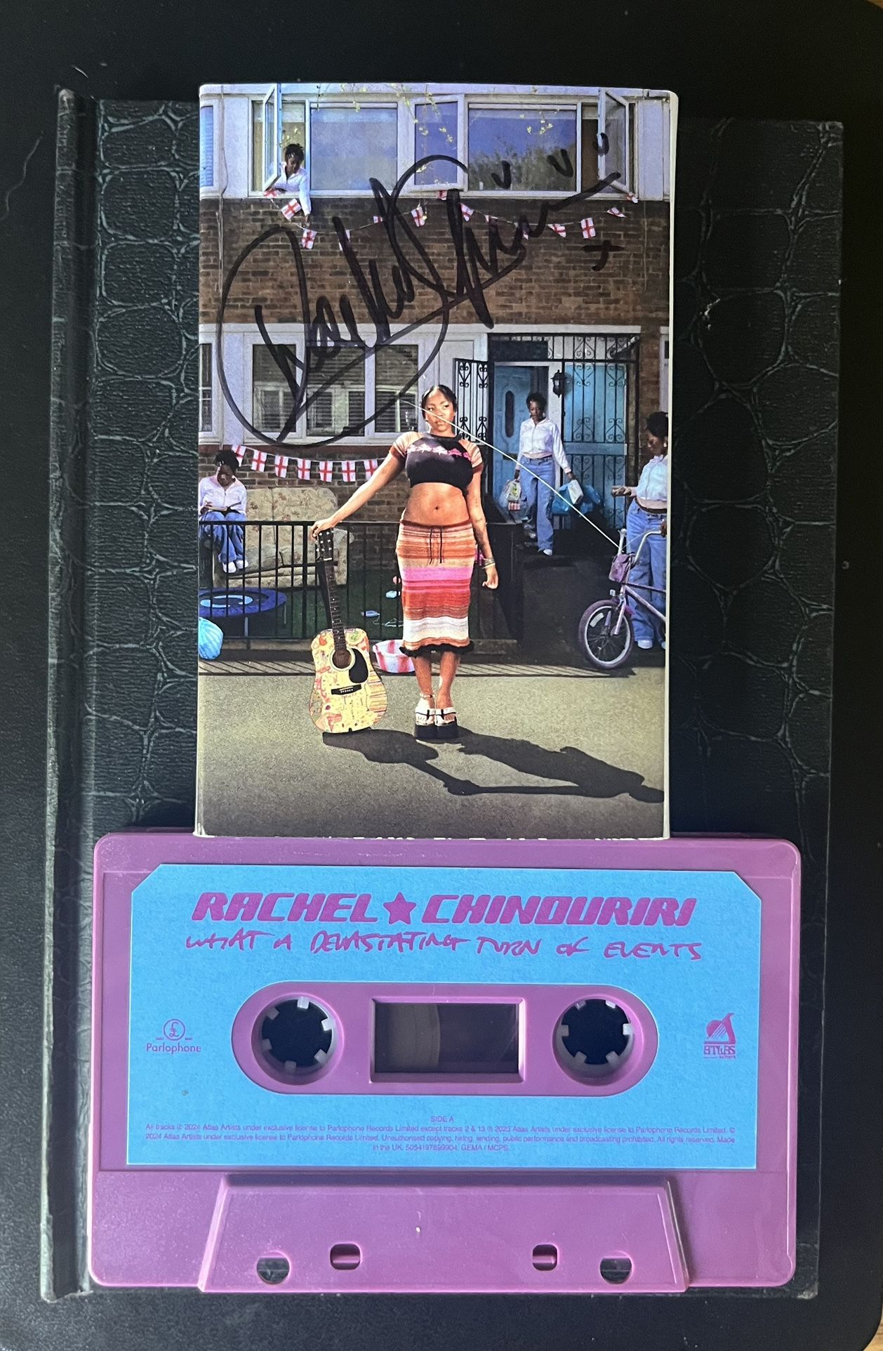 Autographed Rachel Chinouriri Cassette Tape