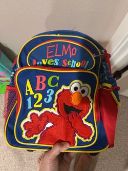 Toddler Elmo Rolling Backpack