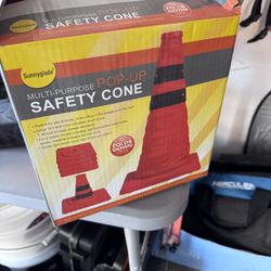 Safety cones a set of four