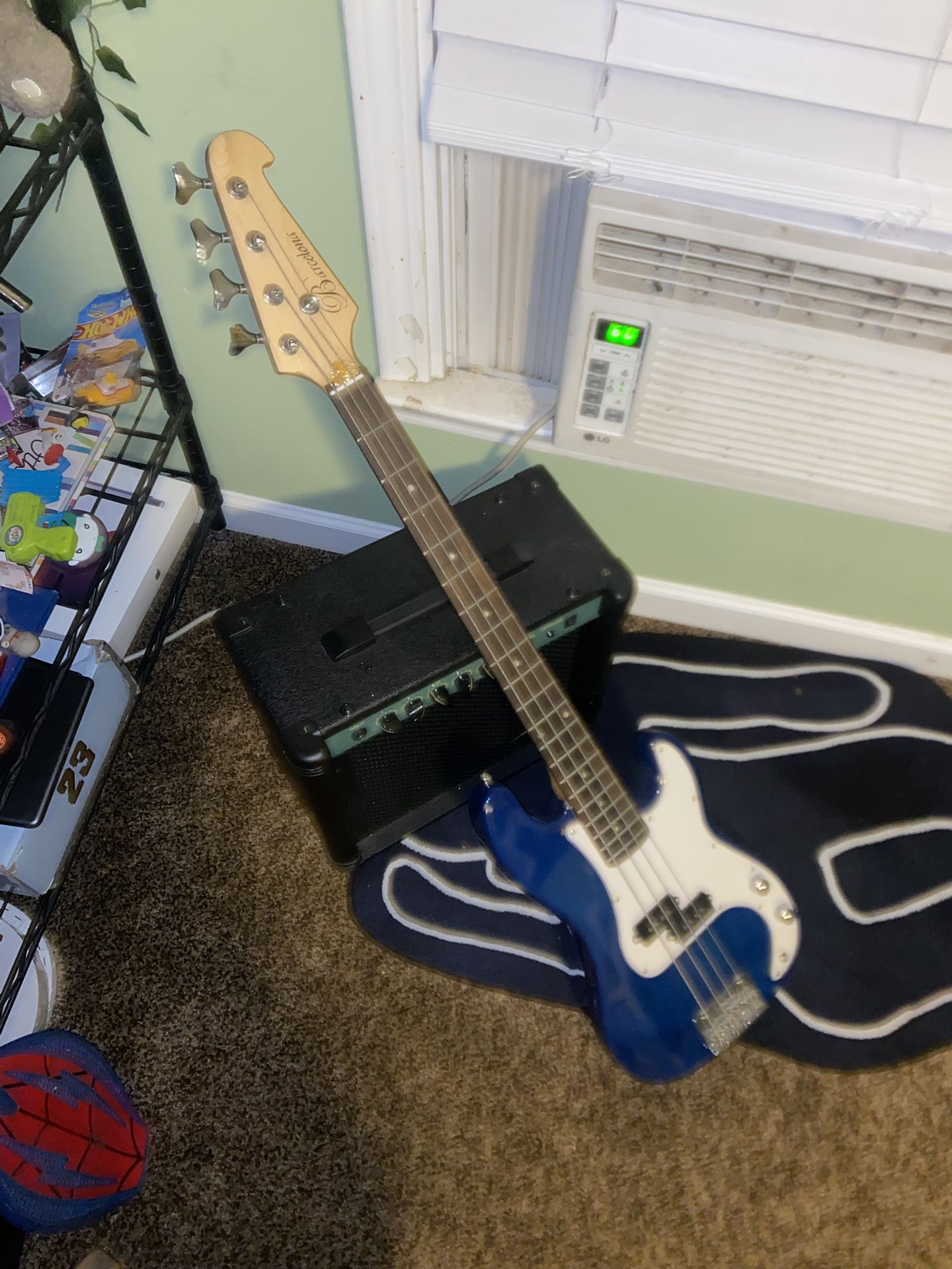 Bass guitar( barcleona) and stagg Amplifier
