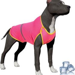 Brandnew(XLarge) Dog Cooling Shirts Absorb Water/Strechy & Easy Wearing, Lightweight Quick Dry 2 Leg Sleeveless Dog Cooling Shirts for Pit Bull Dogs O