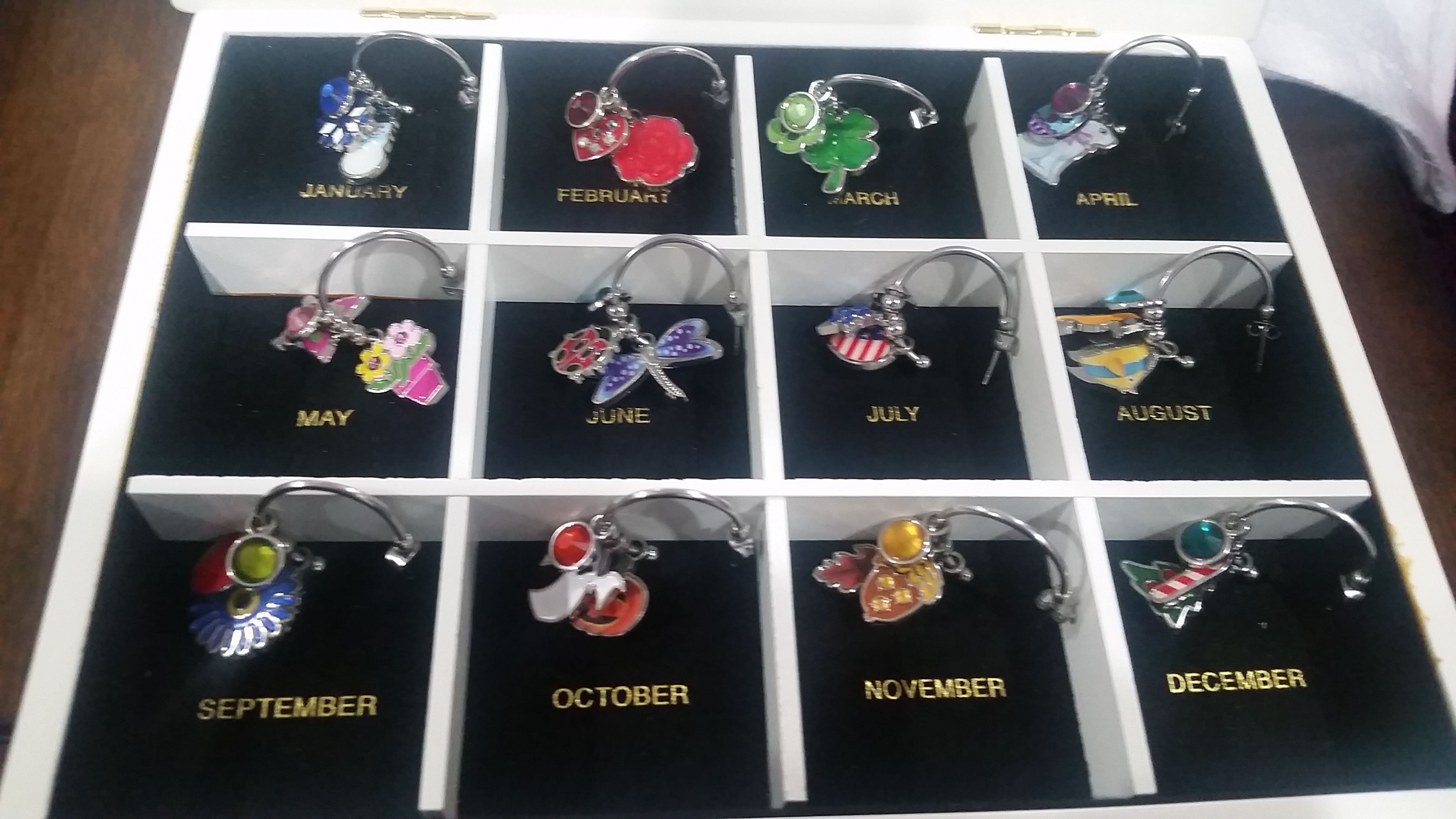 12 pair of holiday earrings by Willabee & Ward