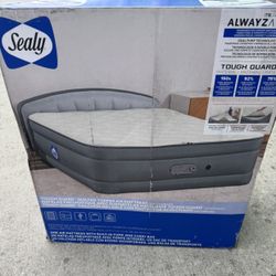 Sealy tough guard quilted topper air mattress,queen