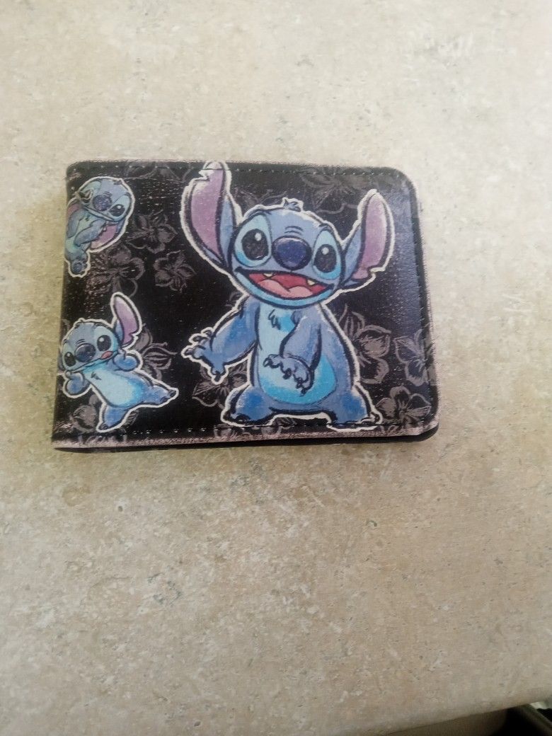 Disney's Lilo And Stitch Fold Over Wallet