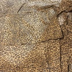 Ralph Lauren leopard Print cotton flat & fitted bed sheets Twin