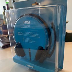 Brand new sealed Logitech H151 Stereo Headset with microphone.