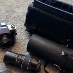 Mamiya Msx 500 35 mm Film Camera And 50m Lens