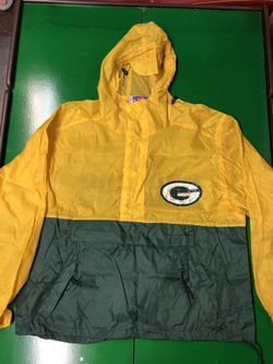 VINTAGE Greenbay Packers NFL Game Day windbreaker LARGE