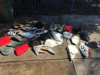 Dirt bike plastics. ALL PLASTICS