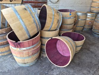 Half Wine Barrels