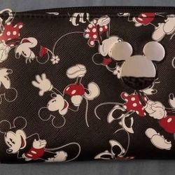 Disney Mickey & Minnie Long Wallet, NEW