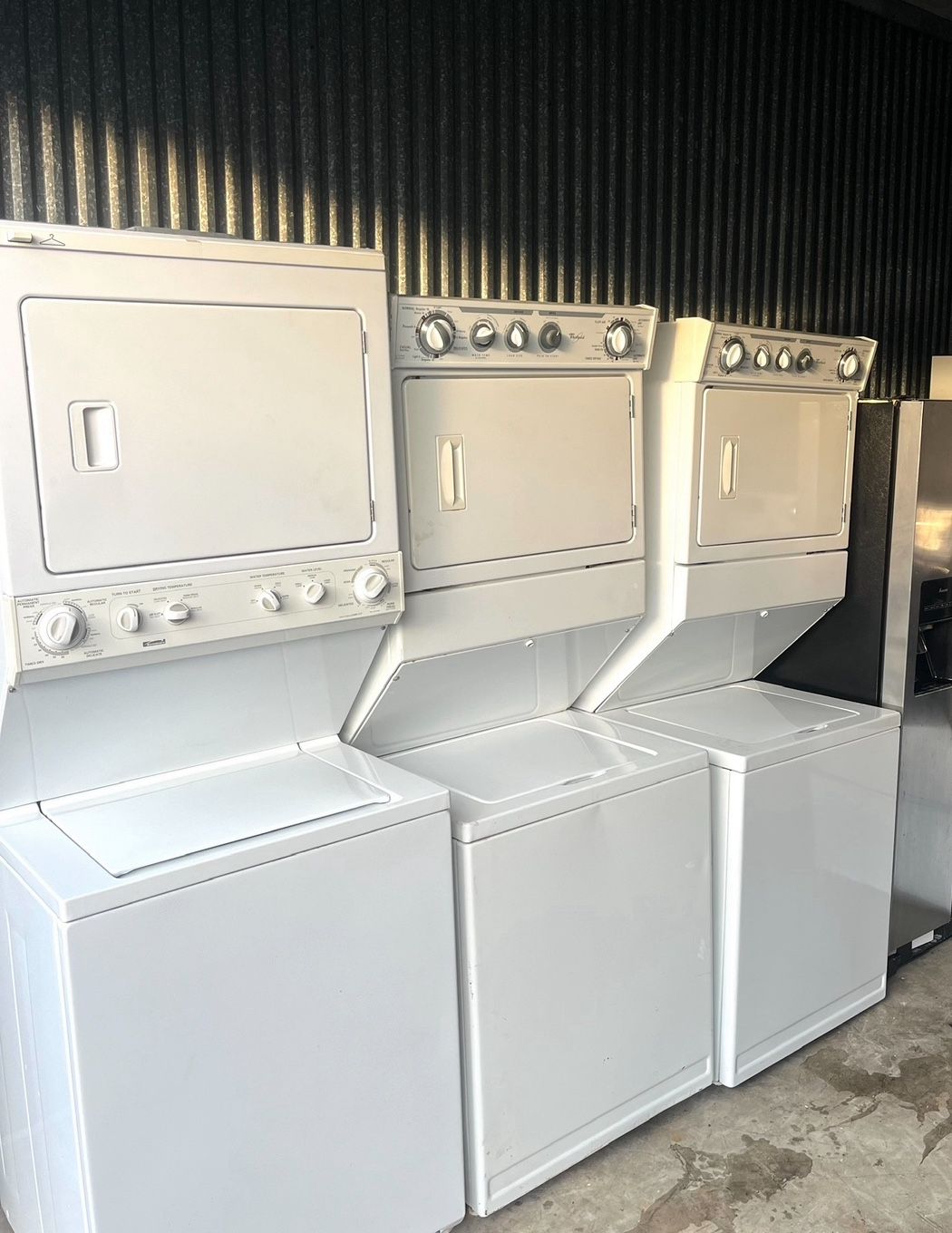 Stackable washer and dryer 3 months warranty Delivery dade and broward