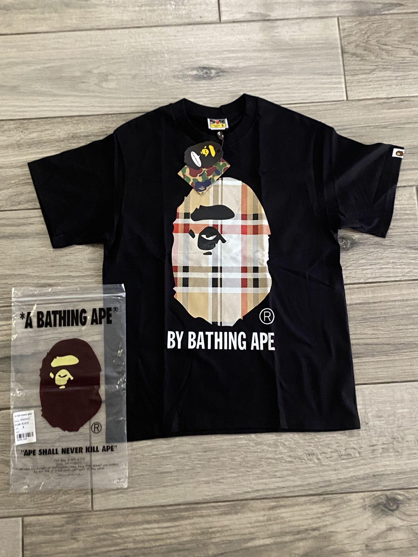 Bape Burberry shirt 