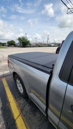 Armor Flex Tri-fold Bed Cover. 2021-2026 F-150, 6.7Foot Bed