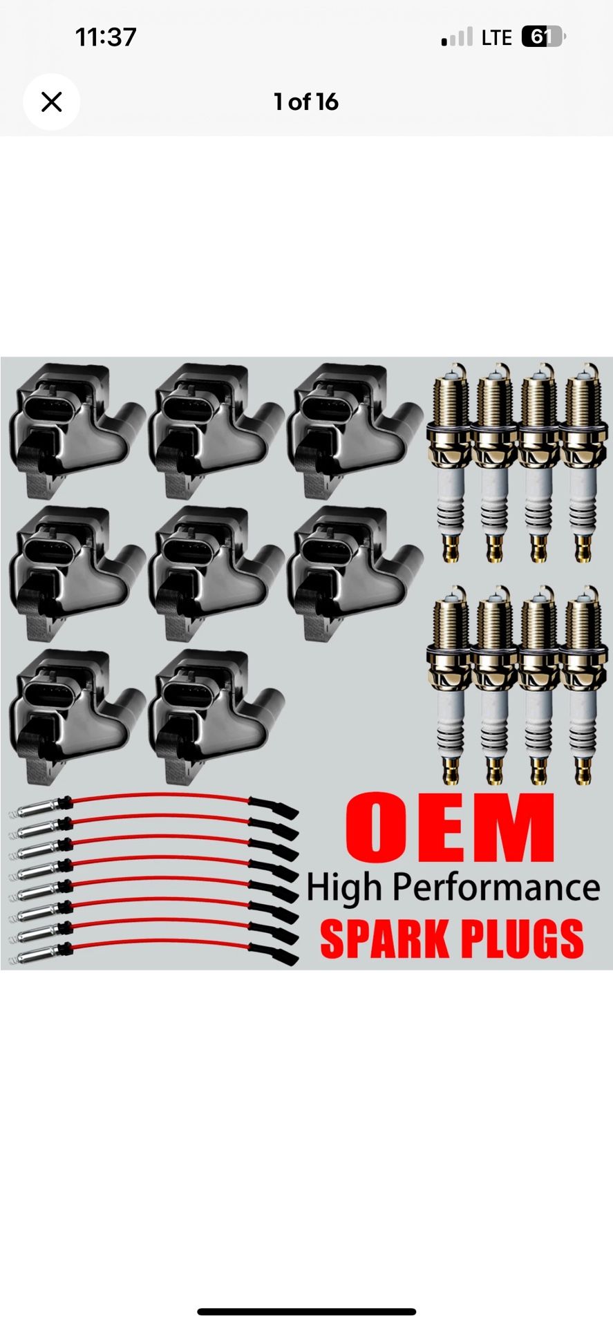 Ignition Coil Brand New All 8