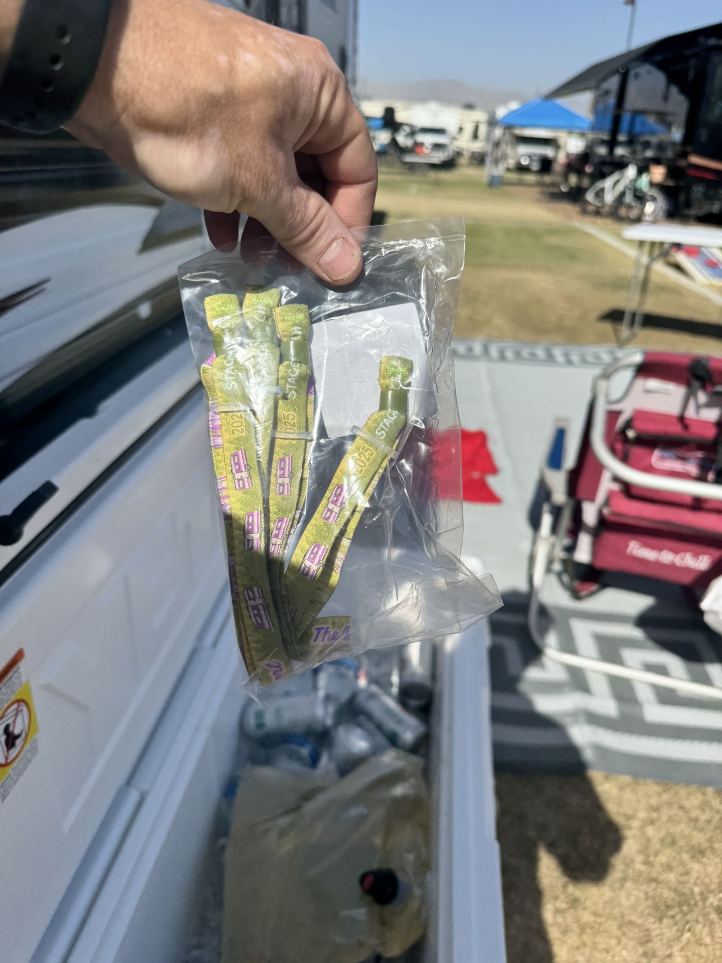 Stagecoach 2025 Rv Wristbands $100 Each