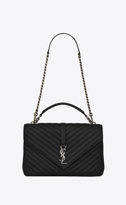 YSL College Medium Chain Bag Quilted Leather “Alternative”