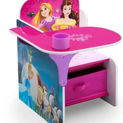 Discontinued Disney Princess Desk (Missing Cup)