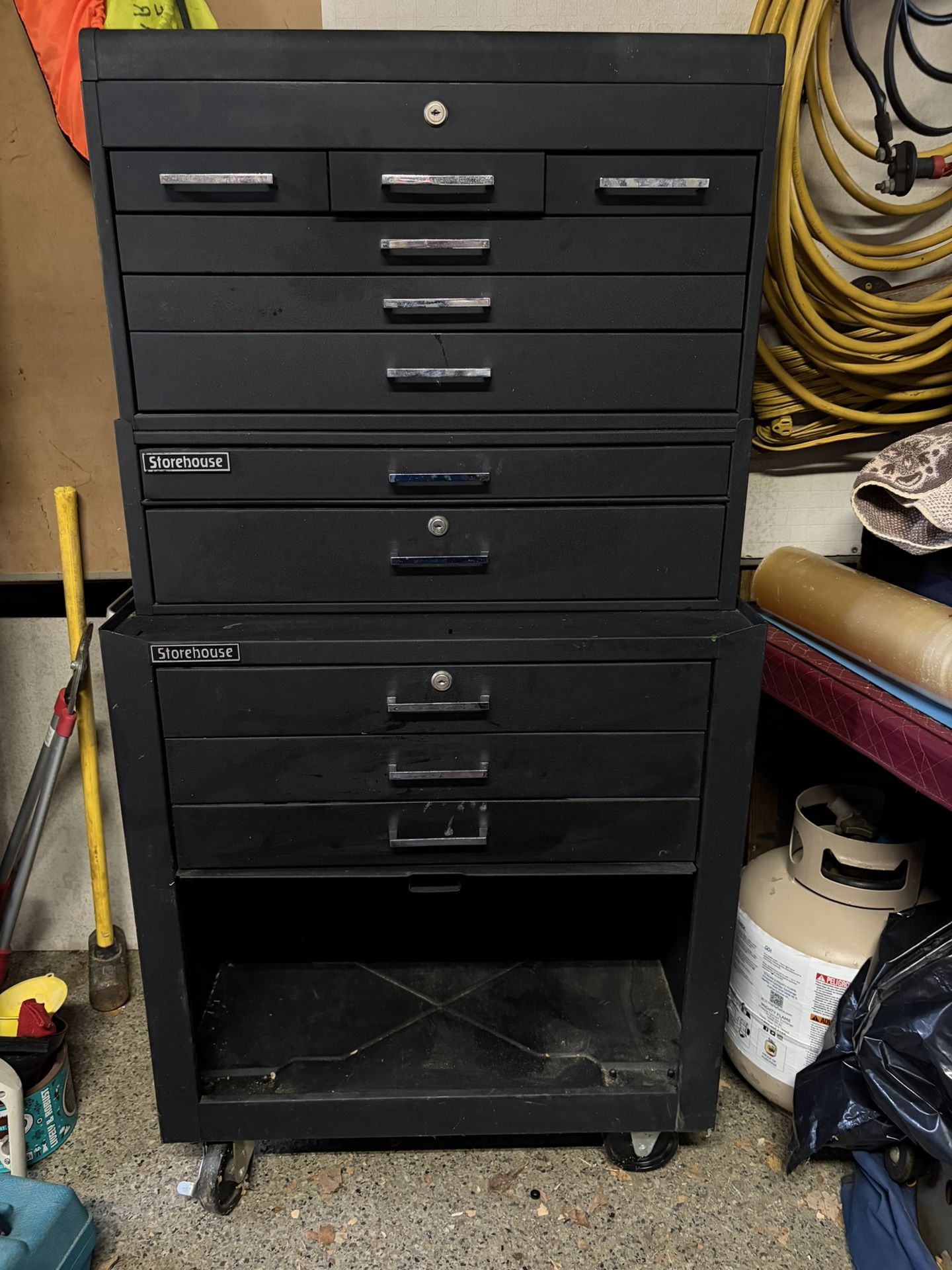 Three Section, Rolling Tool Chest