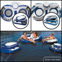 NEW IN BOX River Run Double Tube & Cooler Float Set - River Tubes Pool Floats (Multiple in Stock)
