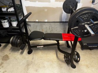 WEIDER PRO Bench Press Set w/ Weights