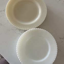 Vintage Scallop Plates 