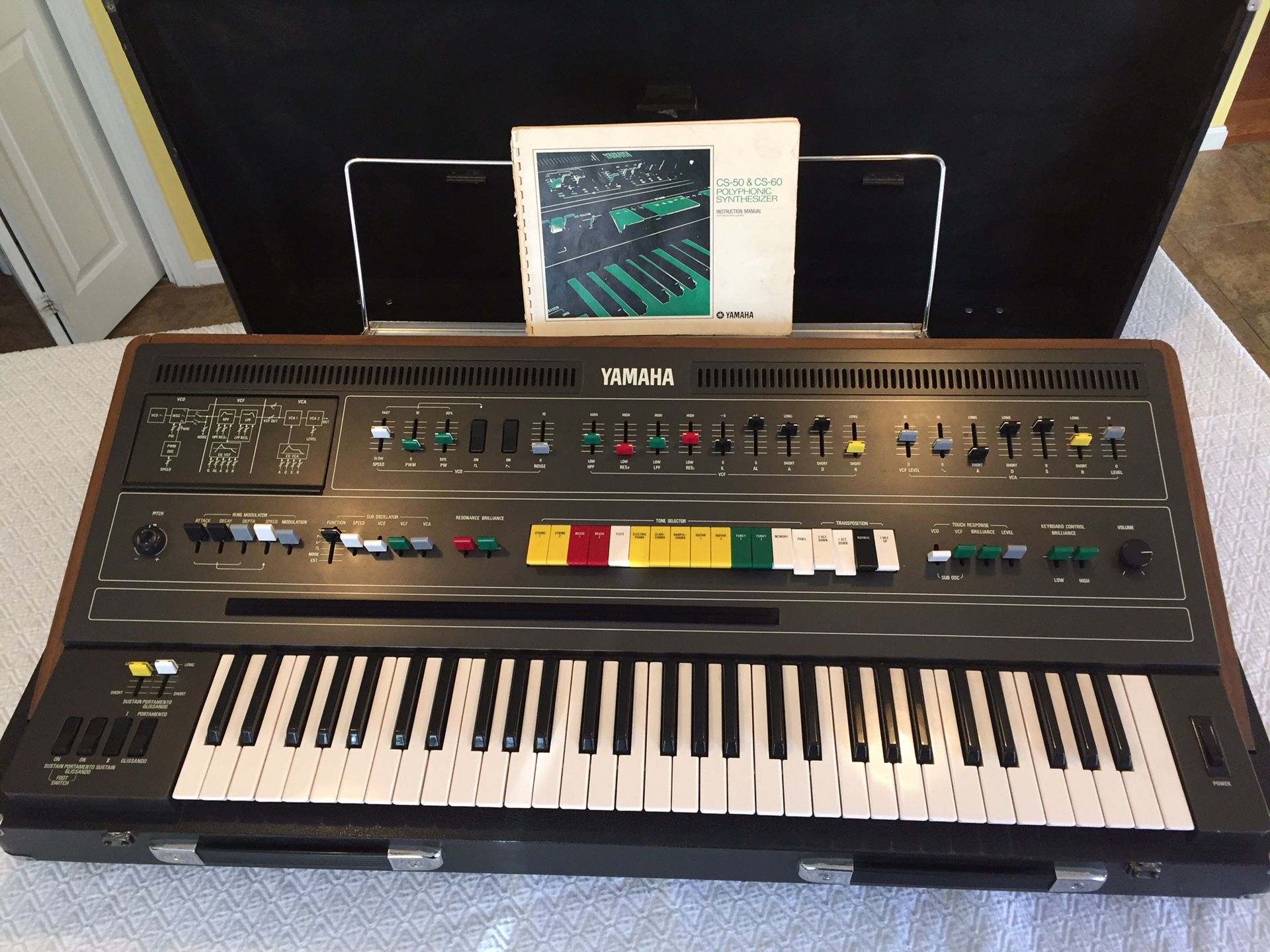 Vintage Yamaha CS-60 Polyphonic Analog Synthesizer