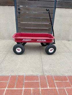 Radio Flyer red wagon works great