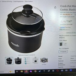 Crock Pot Lunch Pot Small Crockpot Sealed In Box Brand New