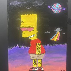 Bart Simpson Painting 