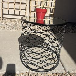 Metal Side Table/Nightstand