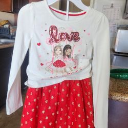 Valentines 💝 Outfit for Girl  7-8 Yre