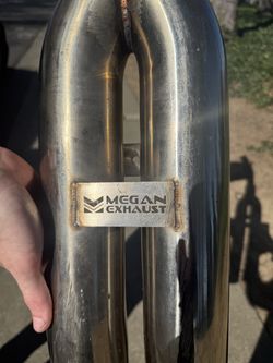 Megan racing dual 3 blast pipes