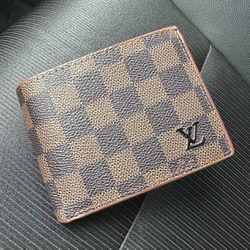 Louis Vuitton Brown Beige Wallet Cardholder 