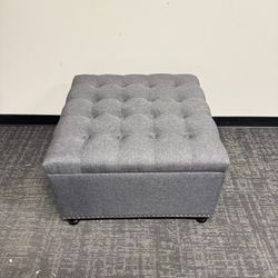 Extra Large Square Storage Ottoman 