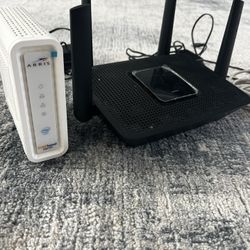 Modem and Router 