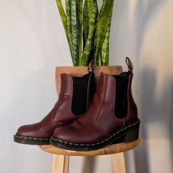 Dr. Martens Cadence Women's Leather Heeled Chelsea Boots