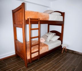 Solid Wood Twin Bunk Bed Frame