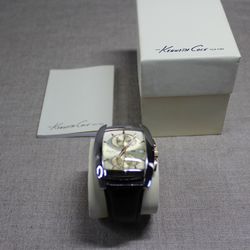 Kenneth Cole KC1523 Men's Watch, Genuine Leather Strap