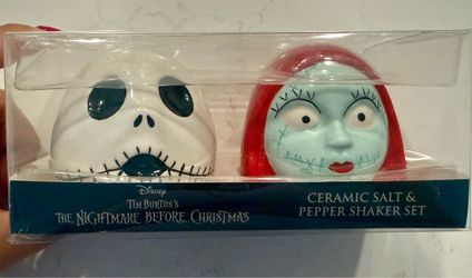 Nightmare Before Christmas Ceramic Salt & Pepper Shakers