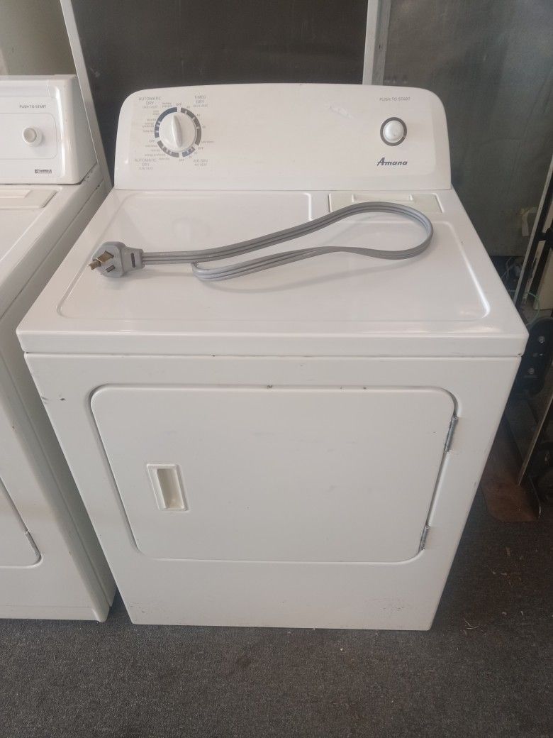 Heavy duty extra large capacity amana electric dryer with warranty