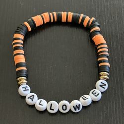 Halloween Beaded Bracelet